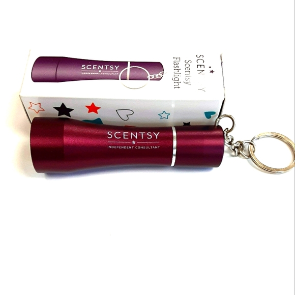 Scentsy Independent Consultant  LED Flashlight Keychain - Picture 1 of 3